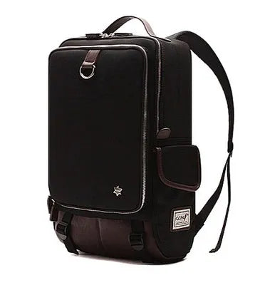 Modern large men's backpack in Oxford cloth shown in Army Green colour.
