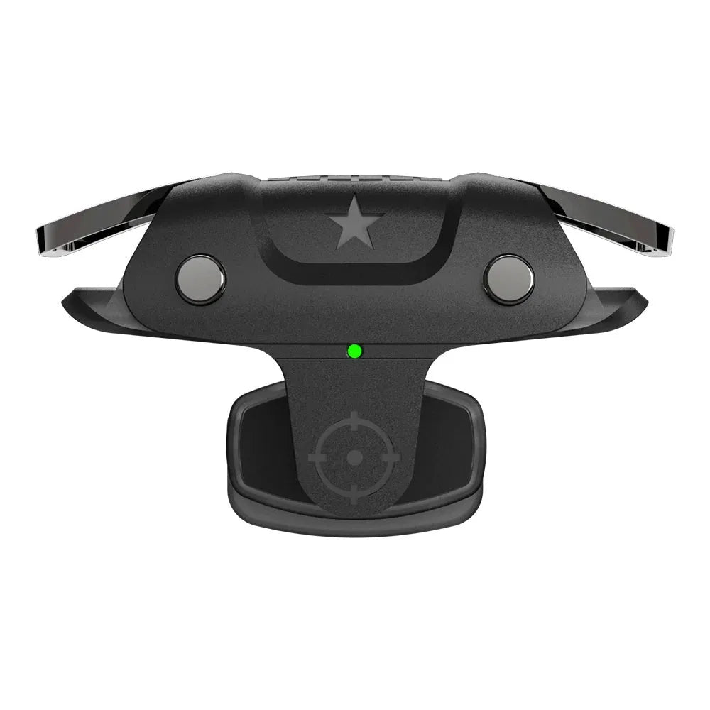 Black F5 mobile game controller for smartphones measuring 5 by 2.5 by 2.96 centimetres