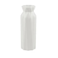 Drop-resistant melamine vase in grey, green, pink, or white with 7.2 cm base diameter