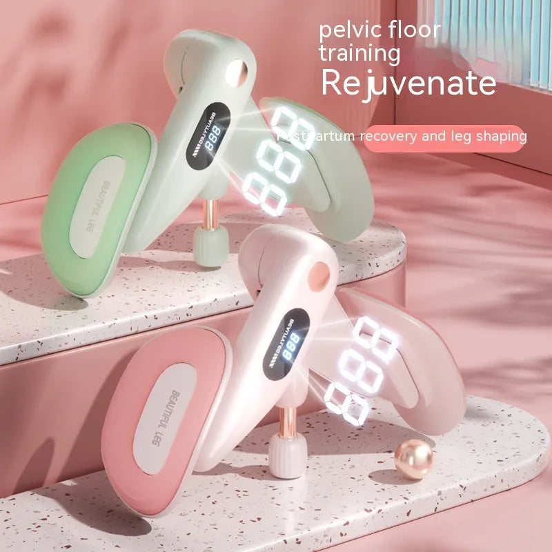 Pelvic floor muscle training repair device with counting function in four colour options