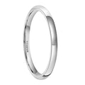 Silver-coloured titanium steel ring shown in minimalist style with unisex sizing.