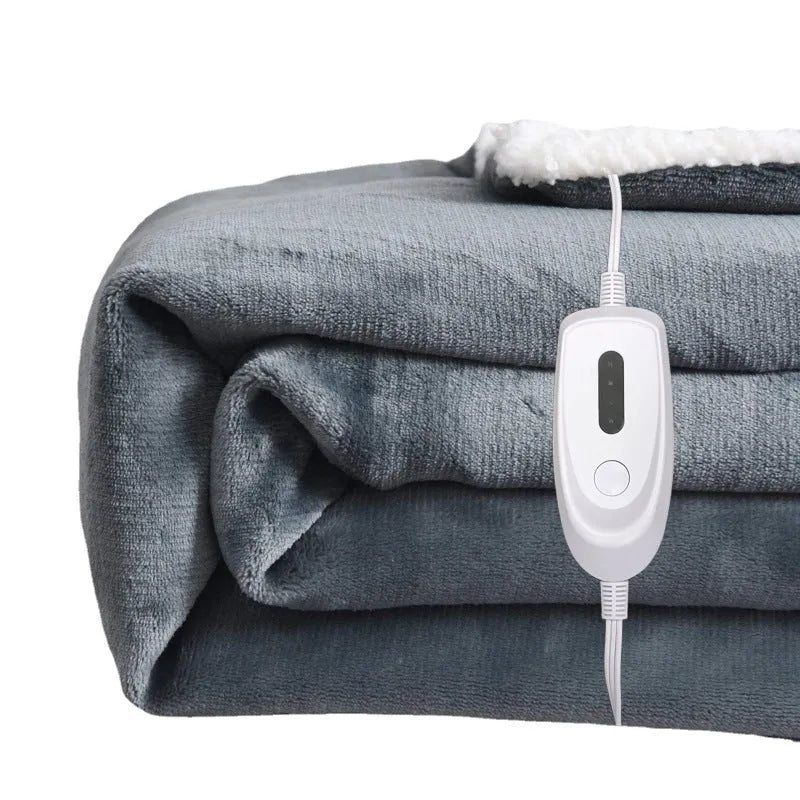 USB electric heating blanket with timing control and flannel fabric in 70x100cm size