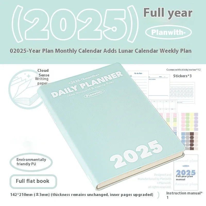 Waterproof notebook with PU cover in multiple colours for postgraduate study records