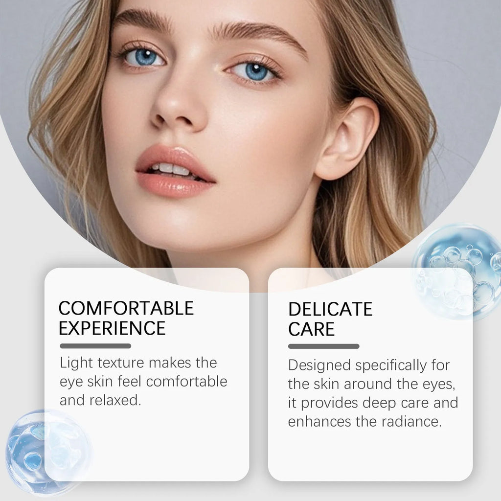 20g jar of ceramide and copper peptide moisturising eye cream for delicate eye area