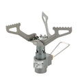 Portable propane camping stove with one-piece furnace structure for outdoor use