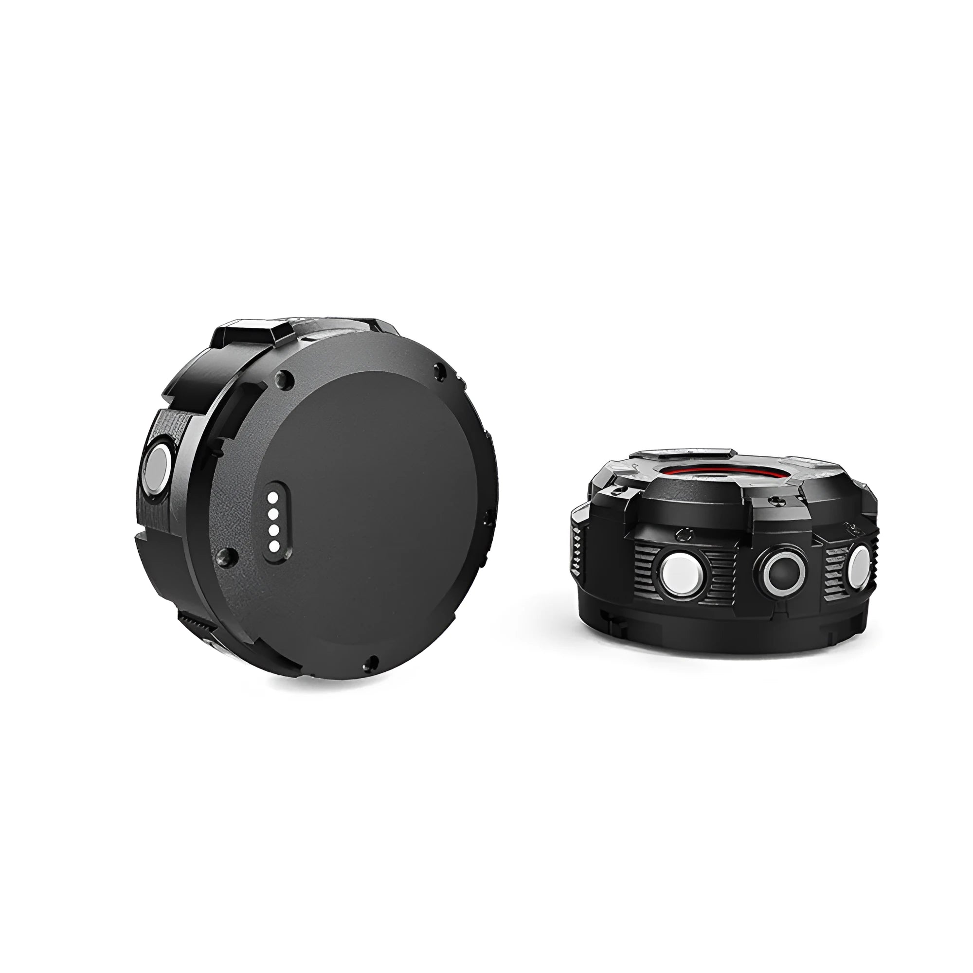 Black waterproof sports digital camera with dust-resistant construction for outdoor photography