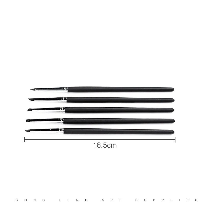 27-piece pottery clay tool set containing stainless steel, wood, and plastic tools for sculpture work