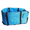 Outdoor cloth dog kennel in blue, suitable for car travel and as a pet bed.