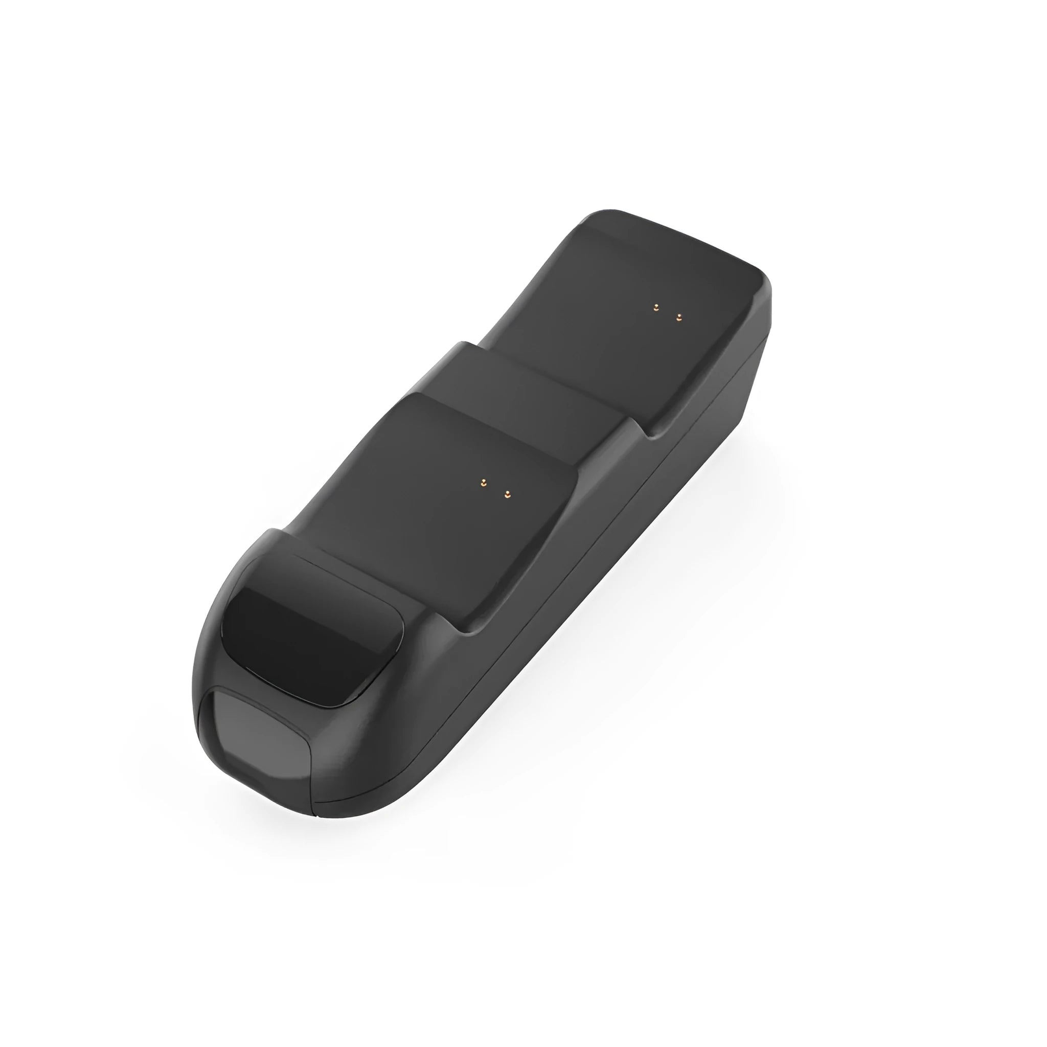 Black Xbox Series X dual controller charging station with LED indicators and two battery packs