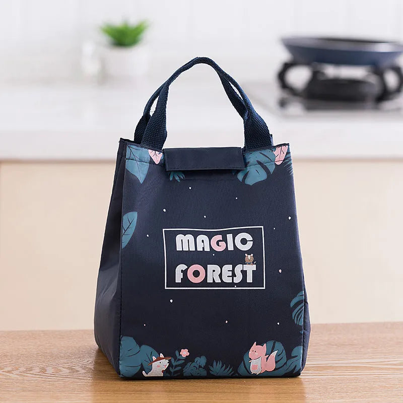 Thermal insulation lunch box bag in Oxford cloth with multiple colour design options