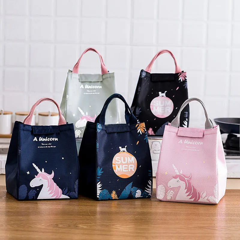 Thermal insulation lunch box bag in Oxford cloth with multiple colour design options