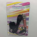 Mini karaoke condenser wired microphone with 3.5mm plug for Android phones in blue, gold, red, or silver colours