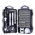 117-in-1 precision screwdriver set with magnetic bits and flexible extension for electronics repair