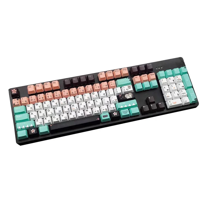 Green replacement keycap for a Cherry mechanical wireless keyboard.