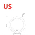 Wooden art circular chandelier with acrylic shade in Nordic style design