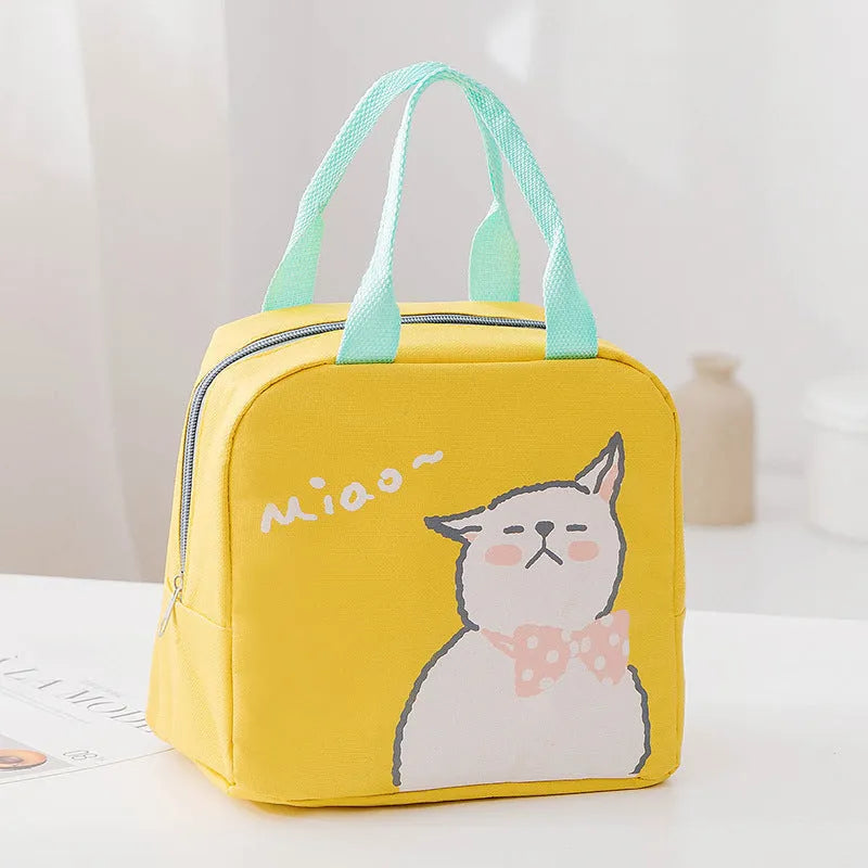 Thermal insulation lunch box bag in Oxford cloth with multiple colour design options