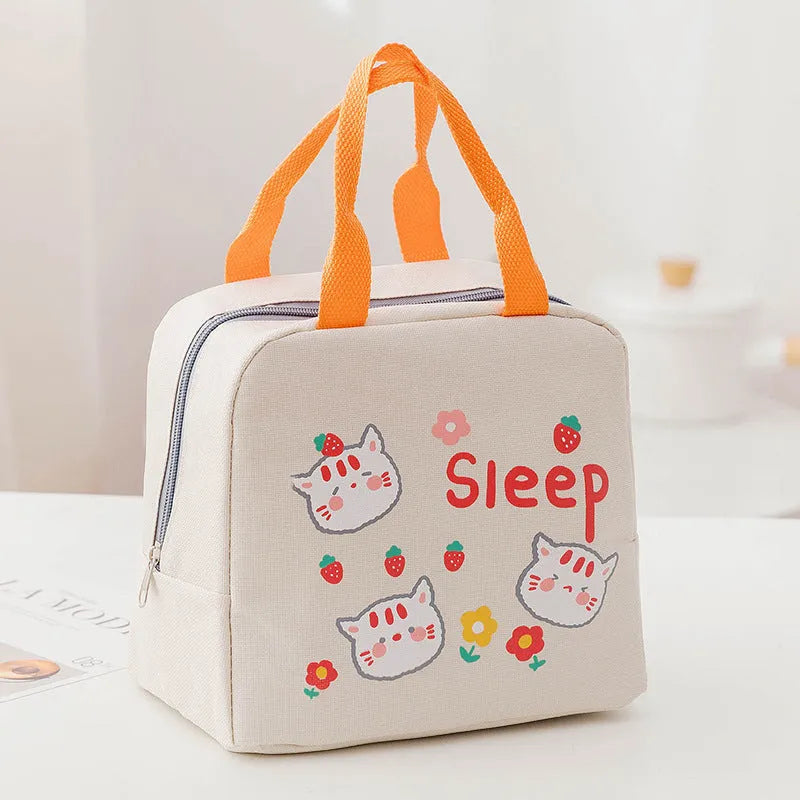 Thermal insulation lunch box bag in Oxford cloth with multiple colour design options