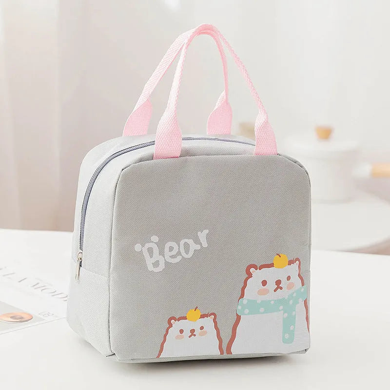 Thermal insulation lunch box bag in Oxford cloth with multiple colour design options