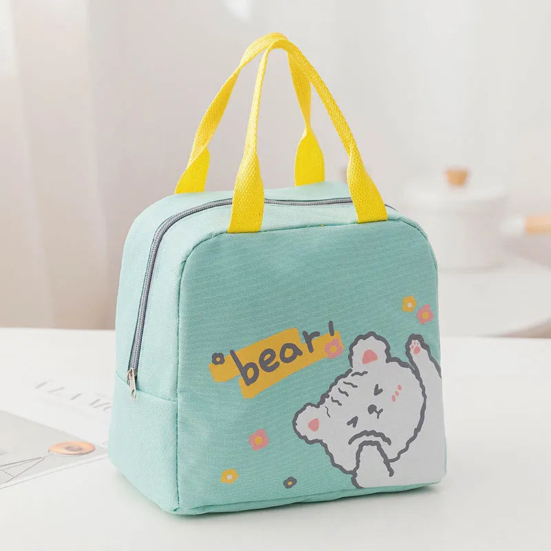 Thermal insulation lunch box bag in Oxford cloth with multiple colour design options
