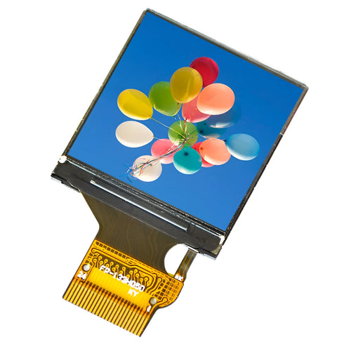 1.3 inch square IPS LCD display screen with 240x240 resolution and 18-pin connector