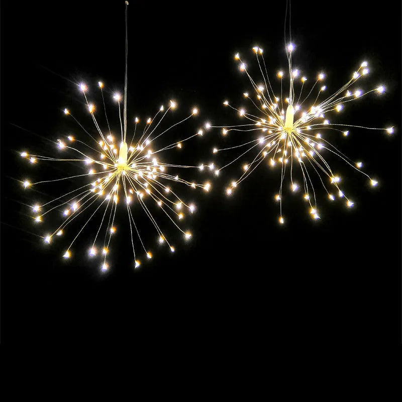 Solar LED meteor shower explosion light with PVC shell and remote control