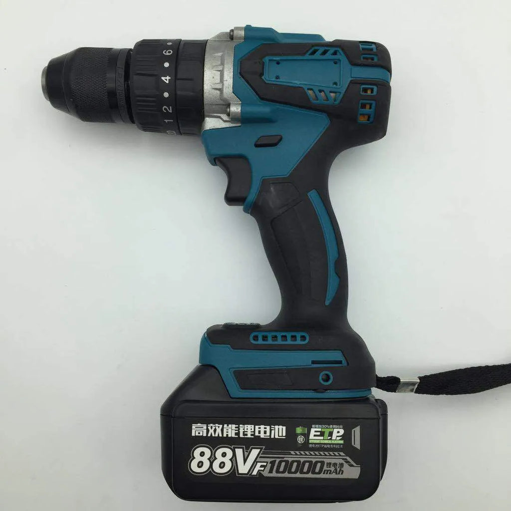21V cordless electric impact drill and screwdriver tool with 13mm chuck capacity