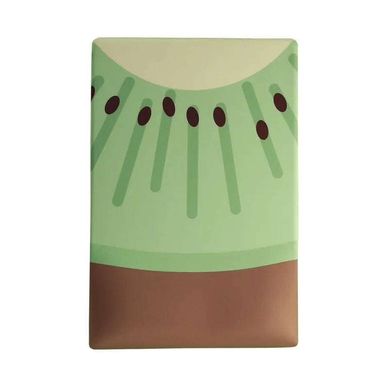 Green kiwi fruit printed mouse pad with thickened wrist support cushion