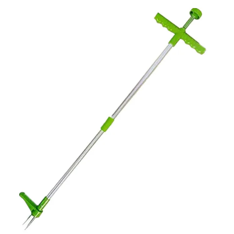 Aluminium manual weed puller garden tool with 50cm length and ABS/PP handles