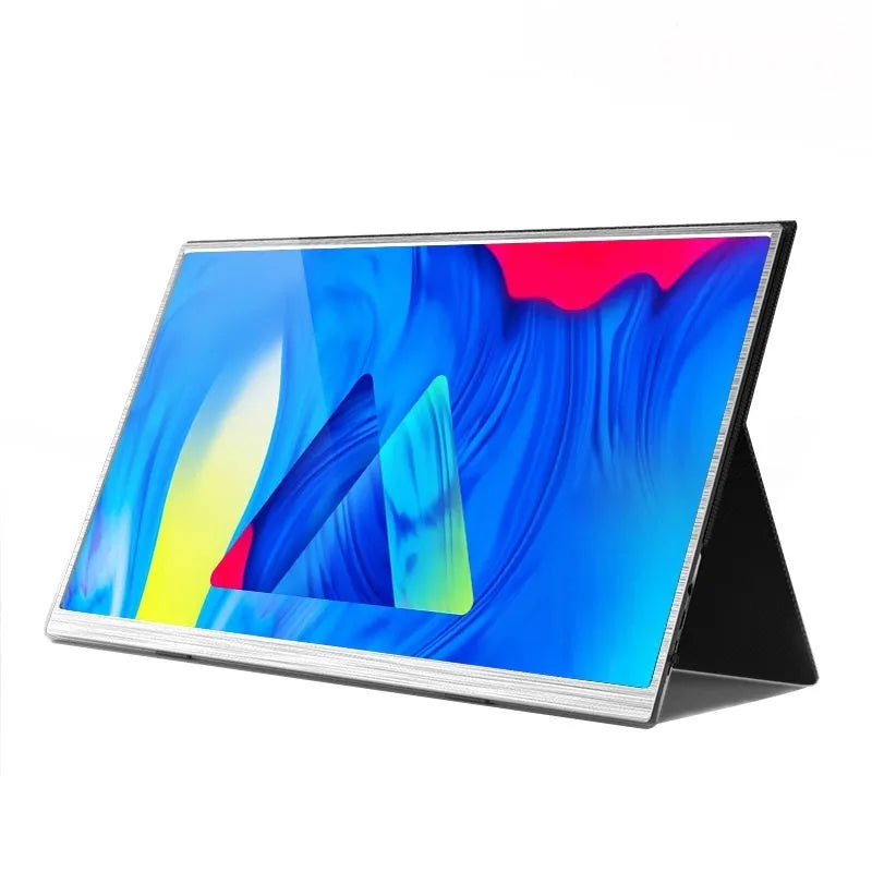 Zeuslap 15 inch ultra-thin portable USB-C monitor with IPS screen on a desk