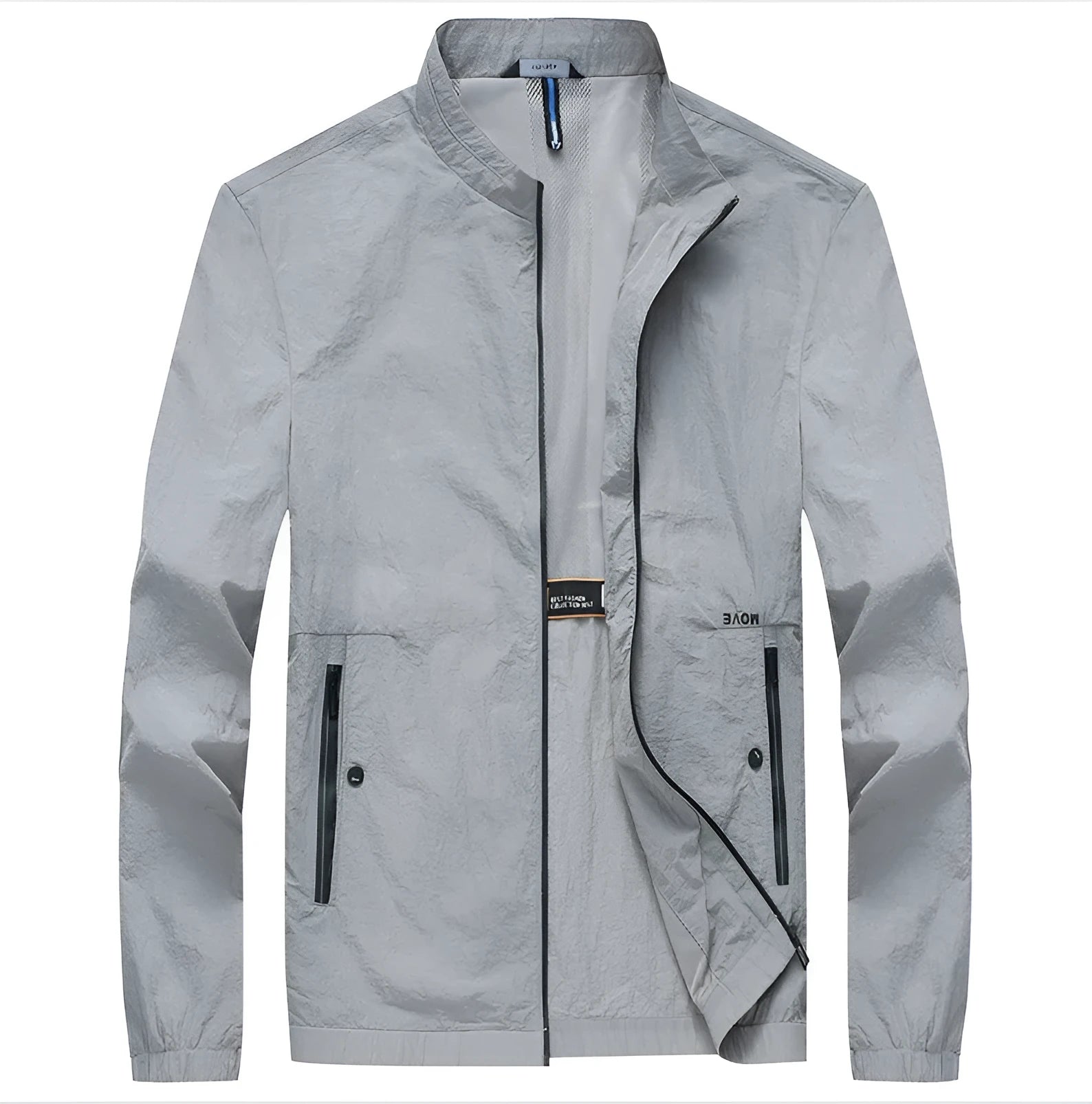 Kentino mens summer sunscreen shirt in lightweight polyester fabric available in blue, grey and navy colours