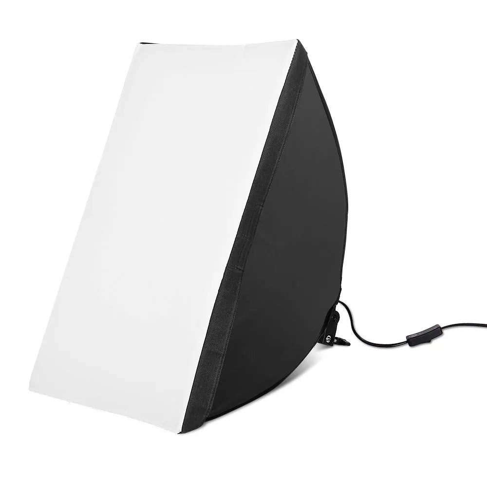 50x70cm photography softbox kit with 2 metre light stand for smartphone portrait shoots