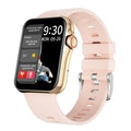 D06 smart watch with colour screen and liquid silicone strap on a wrist.