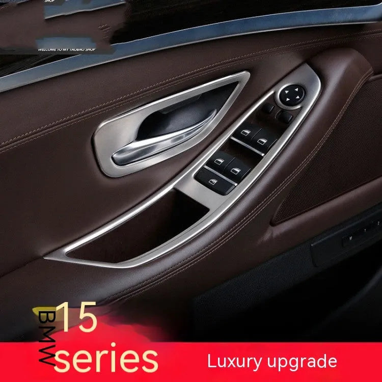 BMW 5 Series interior handle decorative trim stickers for F10 F18 models