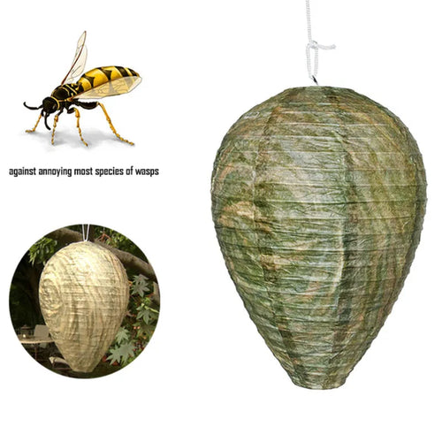 22 by 28 cm beehive style paper lantern with honeycomb design in photographic colour