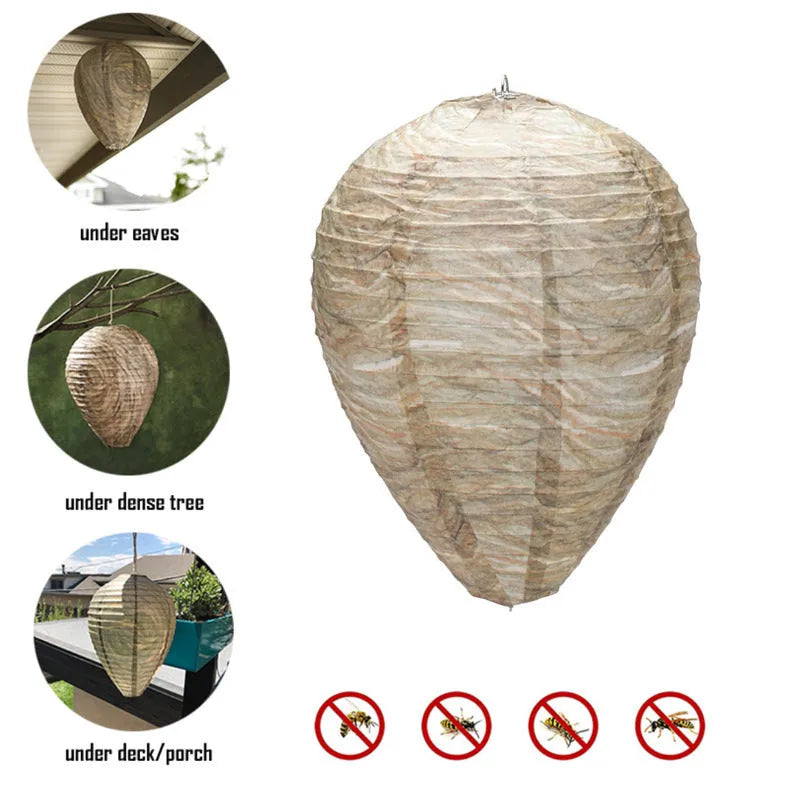 22 by 28 cm beehive style paper lantern with honeycomb design in photographic colour