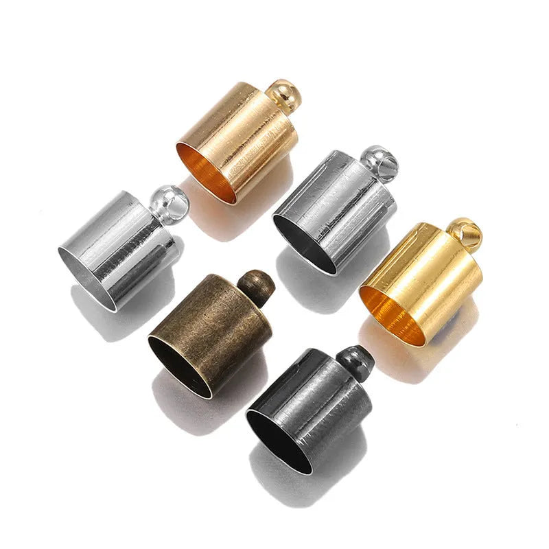 Copper weight caps for jewellery making in multiple colours and sizes