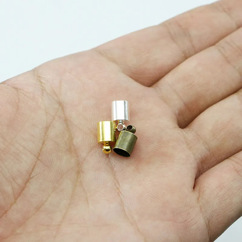 Copper weight caps for jewellery making in multiple colours and sizes