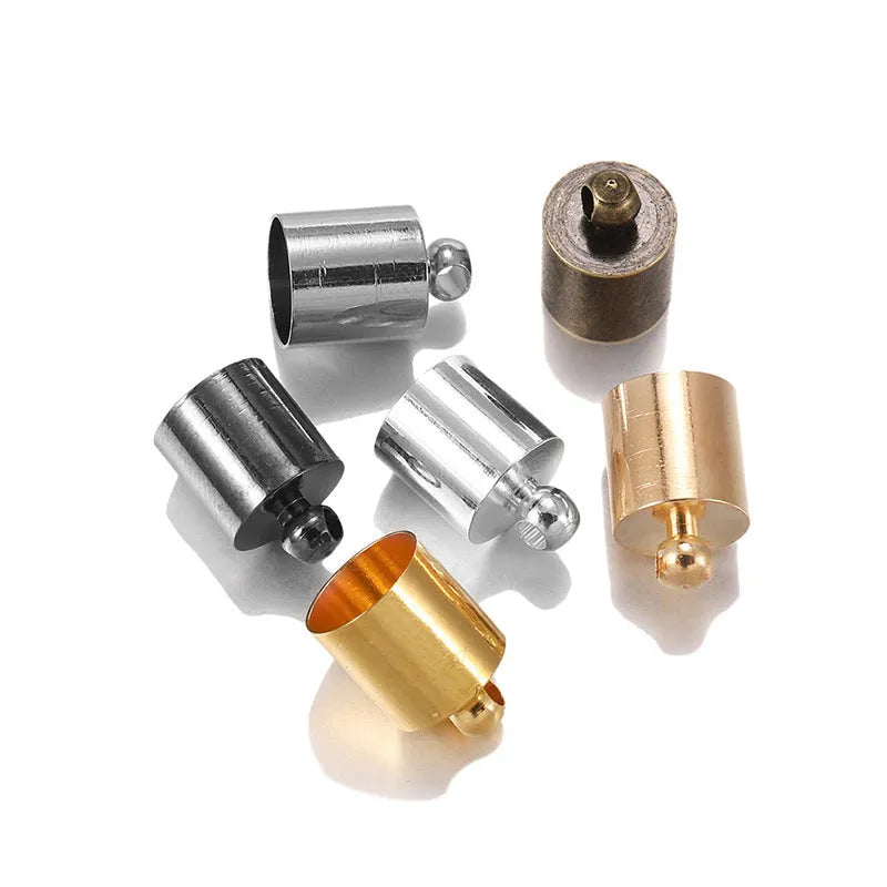 Copper weight caps for jewellery making in multiple colours and sizes