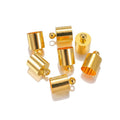 Copper weight caps for jewellery making in multiple colours and sizes