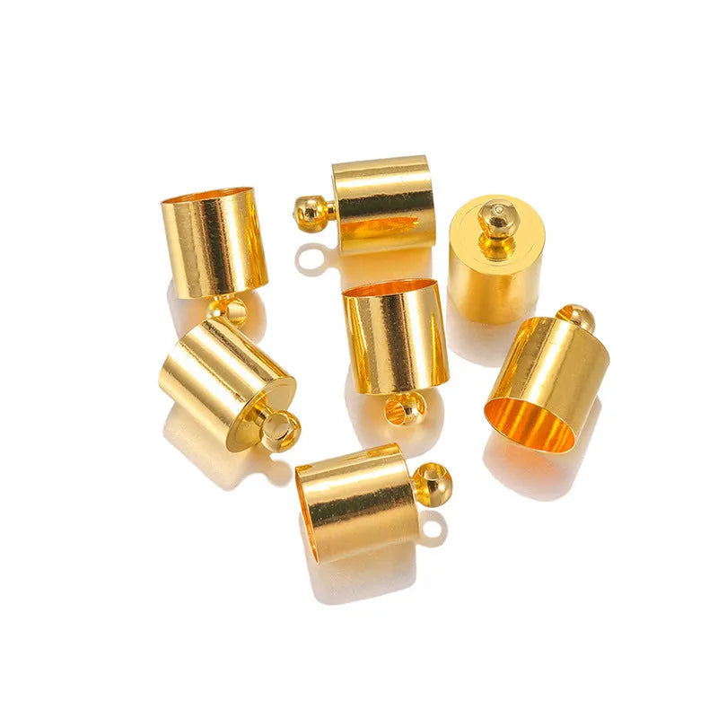 Copper weight caps for jewellery making in multiple colours and sizes
