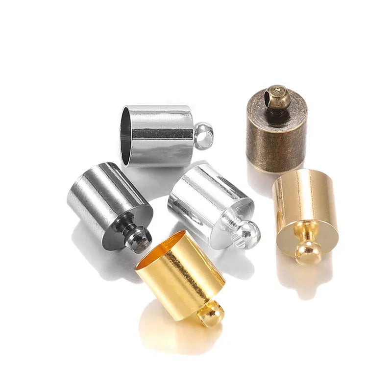 Copper weight caps for jewellery making in multiple colours and sizes
