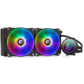 Kirin 240mm ARGB CPU water cooling radiator with colourful lighting and copper-aluminium fins