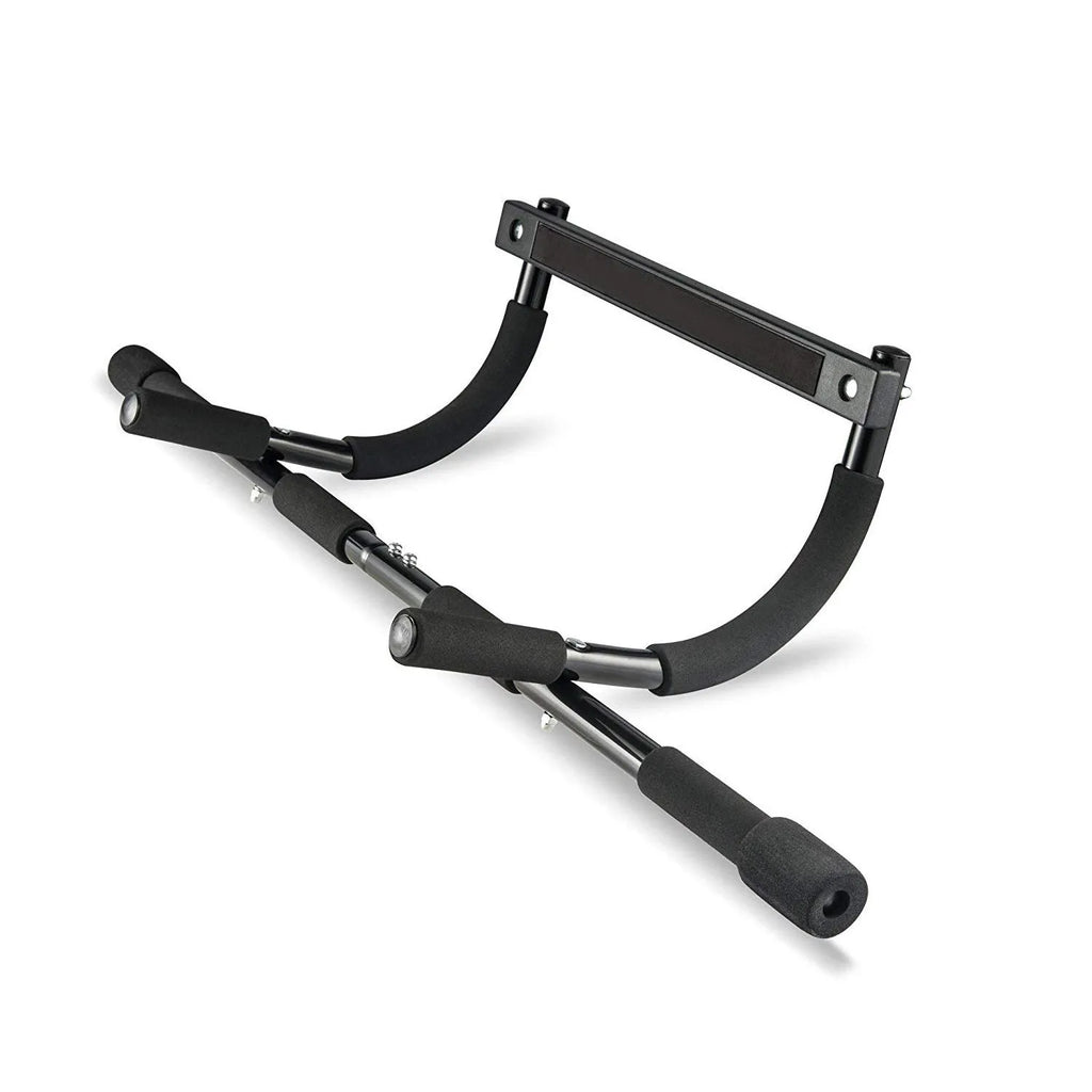 Black steel wall-mounted pull-up bar fitness equipment for home gym