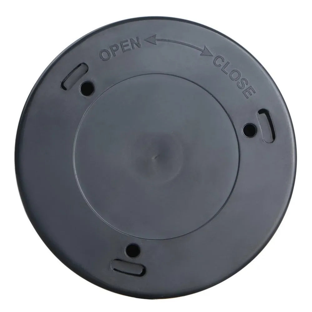Silver circular wireless motion sensor night light unit showing 80mm diameter size