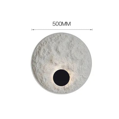 White iron wall lamp with modern design in 300mm and 500mm size options