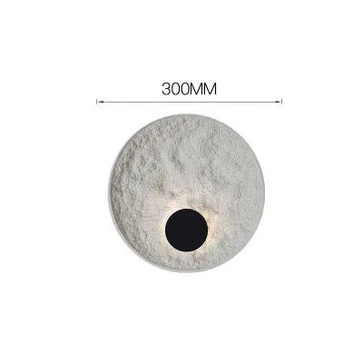 White iron wall lamp with modern design in 300mm and 500mm size options