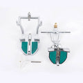 Korean dental articulator with three adjustable settings for crown bridge work