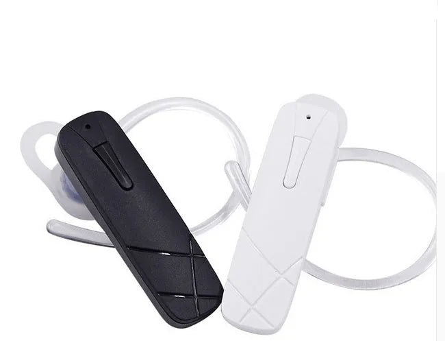 Black and white wireless Bluetooth V4.1 earplug headset with earplug design