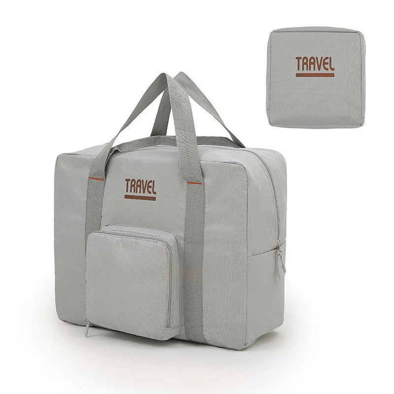 Cube-shaped travel compression storage bag in Oxford cloth with sealing function