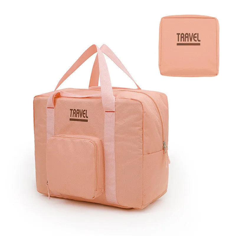 Cube-shaped travel compression storage bag in Oxford cloth with sealing function